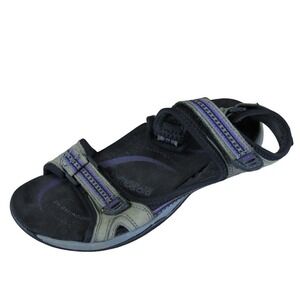 Abeo Women's Capistrano Sport Sandals Gray Leather Sz 7 Medium Used 2025